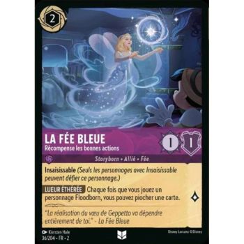 Item The Blue Fairy, Rewards Good Deeds - 36/204 - ROTF - The Rise of the Floodborn - Brilliant - Premium - French