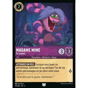 Item Madame Mime, As a Serpent - 49/204 - ROTF - The Rise of the Floodborn - Uncommon - French