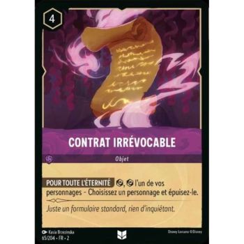 Item Irrevocable Contract - 65/204 - ROTF - Rise of the Floodborn - Brilliant - Premium - French