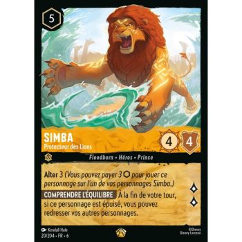 photo Simba, Protector of the Lions - 20/204 - AZS - The Azurite Sea - Legendary - French