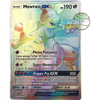 Item Mewtwo GX - Secret Rare 76/73 - Sun and Moon 3.5 Shining Legends