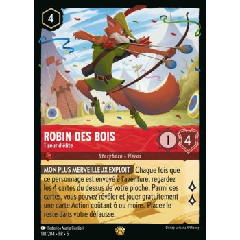 Item Robin Hood - Sniper - 118/204 - SSK - Shimmering Sky - Brilliant - Premium - French