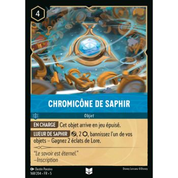 Item Sapphire Chromicone - 168/204 - SSK - Sparkling Sky - Brilliant - Premium - French