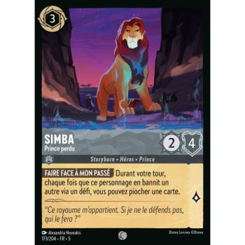 Item Simba - Lost Prince - 173/204 - SSK - Shimmering Sky - Brilliant - Premium - French