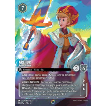 Item Arthur - Victorious King - 221/204 - SSK - Shimmering Sky - Enchanted - French