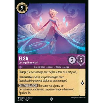 Item Elsa - The Fifth Spirit - 48/204 - SSK - Shimmering Sky - Brilliant - Premium - French