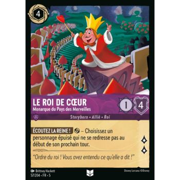 Item The King of Hearts - Monarch of Wonderland - 57/204 - SSK - Shimmering Sky - Uncommon - French