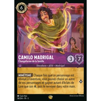 Item Camilo Madrigal - Family Shapeshifter - 58/204 - SSK - Shimmering Sky - Brilliant - Premium - French