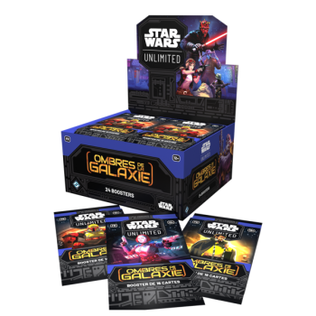 Star Wars Unlimited - Starter Deck Kit + Box of 24 SW Unlimited Boosters: Shadows of the Galaxy - FR