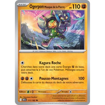 Item Ogerpon Mask of the Stone - Reverse 111/182 - Scarlet and Purple 10 Destined Rivalries