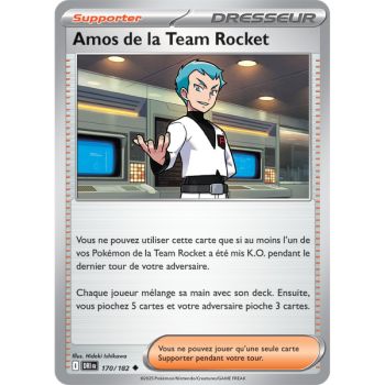 Item Amos of Team Rocket - Reverse 170/182 - Scarlet and Purple 10 Destined Rivalries