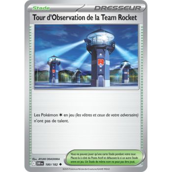 Item Team Rocket Observation Tower - Uncommon 180/182 - Scarlet and Purple 10 Destined Rivalries