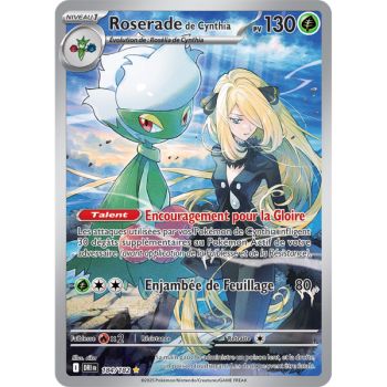 Item Cynthia's Roserade - Rare Illustration 184/182 - Scarlet and Violet 10 Destined Rivalries