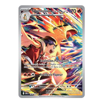 Lute Typhlosion - Rare Illustration 190/182 - Scarlet and Violet 10 Destined Rivalries