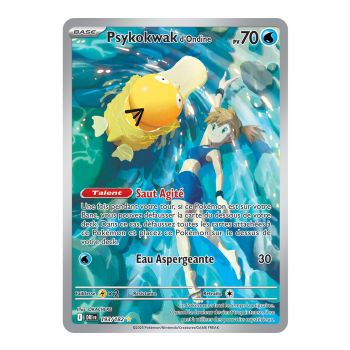 Misty's Psyduck - Rare Illustration 193/182 - Scarlet and Purple 10 Destined Rivalries