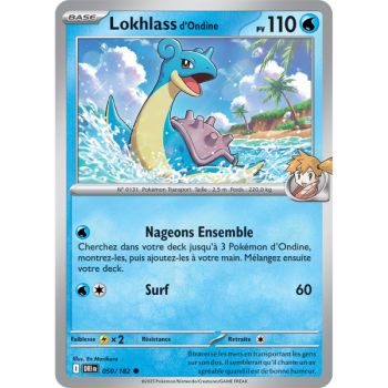 Item Ondine's Lapras - Reverse 50/182 - Scarlet and Purple 10 Destined Rivalries