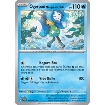 Item Ogerpon Mask of the Well - Reverse 67/182 - Scarlet and Purple 10 Destined Rivalries