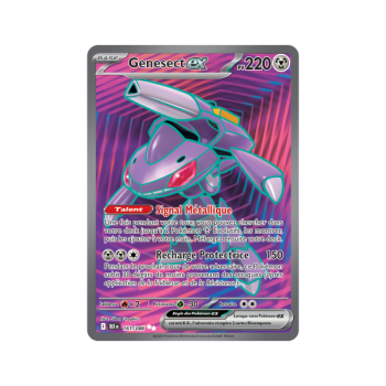 Item Genesect-ex - Ultra Rare 161/86 - Scarlet and Purple 10.5 Black Lightning