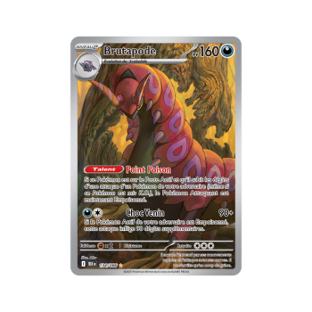 Item Brutapode - Rare Illustration 134/86 - Scarlet and Purple 10.5 Black Lightning