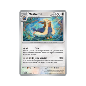 Item Mastouffe - Reverse Pokéball 76/86 - Scarlet and Purple 10.5 White Flame