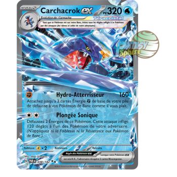 Item Garchomp EX - Double Rare 38/182 - Scarlet and Violet Paradox Rift