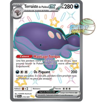 Item Paldea Terraiste EX - Shiny Ultra Rare 219/91 - Scarlet and Purple Paldea Fates