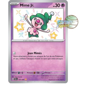 Item Mime Jr. - Shiny Rare 157/91 - Scarlet and Purple Destinies of Paldea