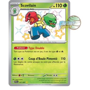 Item Scovilain - Shiny Rare 107/91 - Scarlet and Purple Paldea Destinies