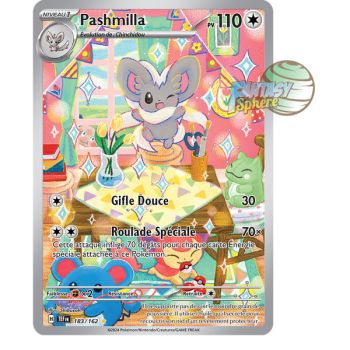 Pashmilla - Rare Illustration 183/162 - Scarlet and Violet Temporal Forces