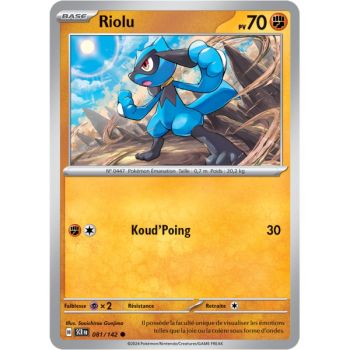 Item Riolu - Common 81/142 - Scarlet and Violet Star Crown