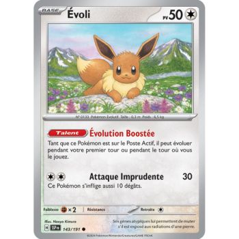 Item Eevee - Reverse 143/191 - Scarlet and Purple Surging Spark