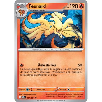 Item Ninetales - Reverse 17/191 - Scarlet and Purple Surging Spark