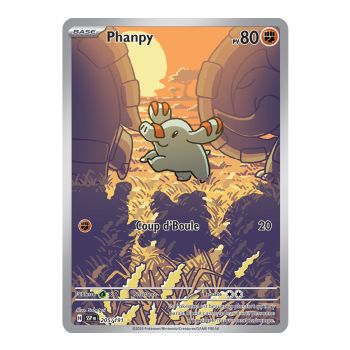Phanpy - Rare Illustration 205/191 - Scarlet and Violet Surging Spark