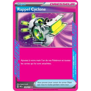Item Cyclone Recall - ACE SPEC rare 128/131 - Scarlet and Purple 8.5 Prismatic Evolutions