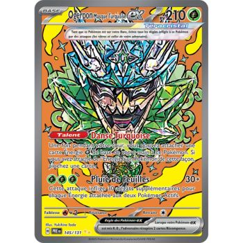 Item Ogerpon Turquoise Mask-ex - Special Illustration Rare 145/131 - Scarlet and Purple 8.5 Prismatic Evolutions