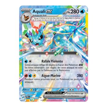 Vaporeon-ex - Double Rare 23/131 - Scarlet and Purple 8.5 Prism Evolutions