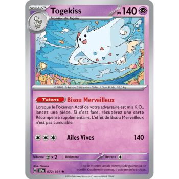 Item Togekiss - Reverse 72/191 - Scarlet and Purple Surging Spark
