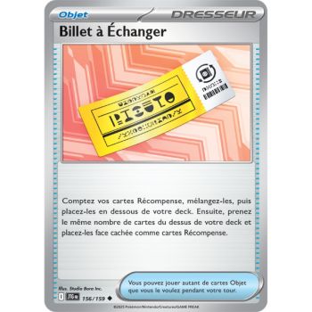 Item Exchange Ticket - Uncommon 156/159 - Scarlet and Purple 9 Adventures Together