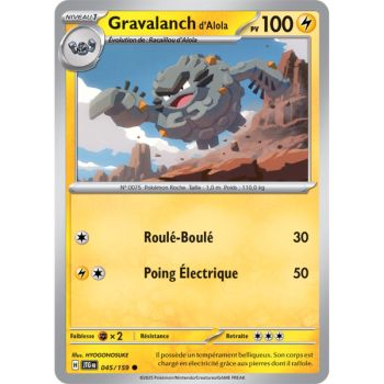Item Alolan Gravalanch - Commune 45/159 - Scarlet and Violet 9 Adventures Together
