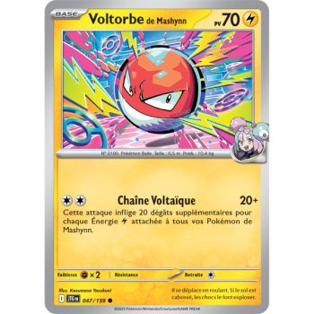 Item Mashynn's Voltorb - Common 47/159 - Scarlet and Purple 9 Adventures Together