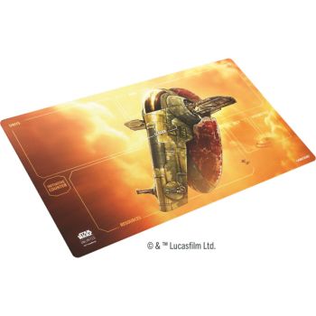 photo Playmat - Boba Fett's Firespray - Star Wars: Unlimited - Gamegenic