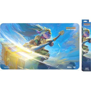 Playmat - Poppy, Keeper of the Hammer - Riftbound League of Legends TCG - Set 2 Spiritforged - Sealed