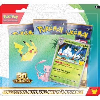 Tri-Pack Collection Sticker Refillable - 3 Boosters - Alolan Exeggutor/Lucario - 30th Anniversary [ME05.5][30C] - Pokémon - FR