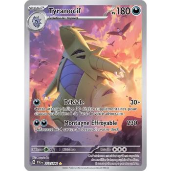 Item Tyranitar - Rare Illustration 222/193 - Scarlet and Purple Evolution at Paldea