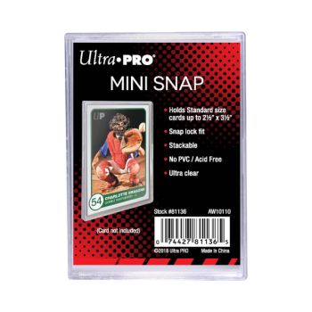 photo Ultra Pro - Rigid Card Protector - UP Mini-Snap Card Holder - Top Loader (1)