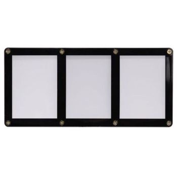 Ultra Pro - Screwdown Rigid Card Protector - Black Screw Frame - 3 Cards