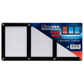 Ultra Pro - Screwdown Rigid Card Protector - Black Screw Frame - 3 Cards