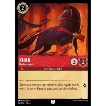 Item Khan, Beloved Steed - 110/204 - URR - The Return of Ursula - Brilliant - Premium - French