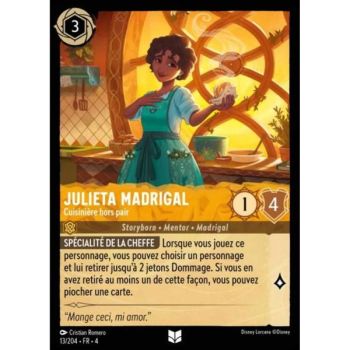 Item Julieta Madrigal, Outstanding Cook - 13/204 - URR - The Return of Ursula - Uncommon - French