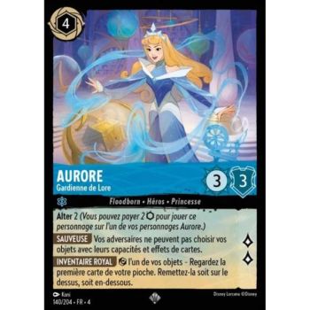 Item Aurora, Keeper of Lore - 140/204 - URR - The Return of Ursula - Brilliant - Premium - French